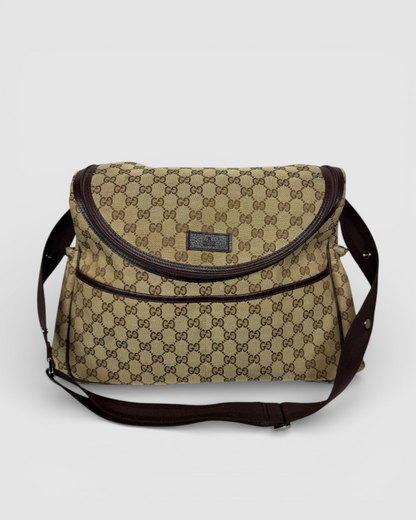 Gucci Monogram GG Canvas Diaper Bag
