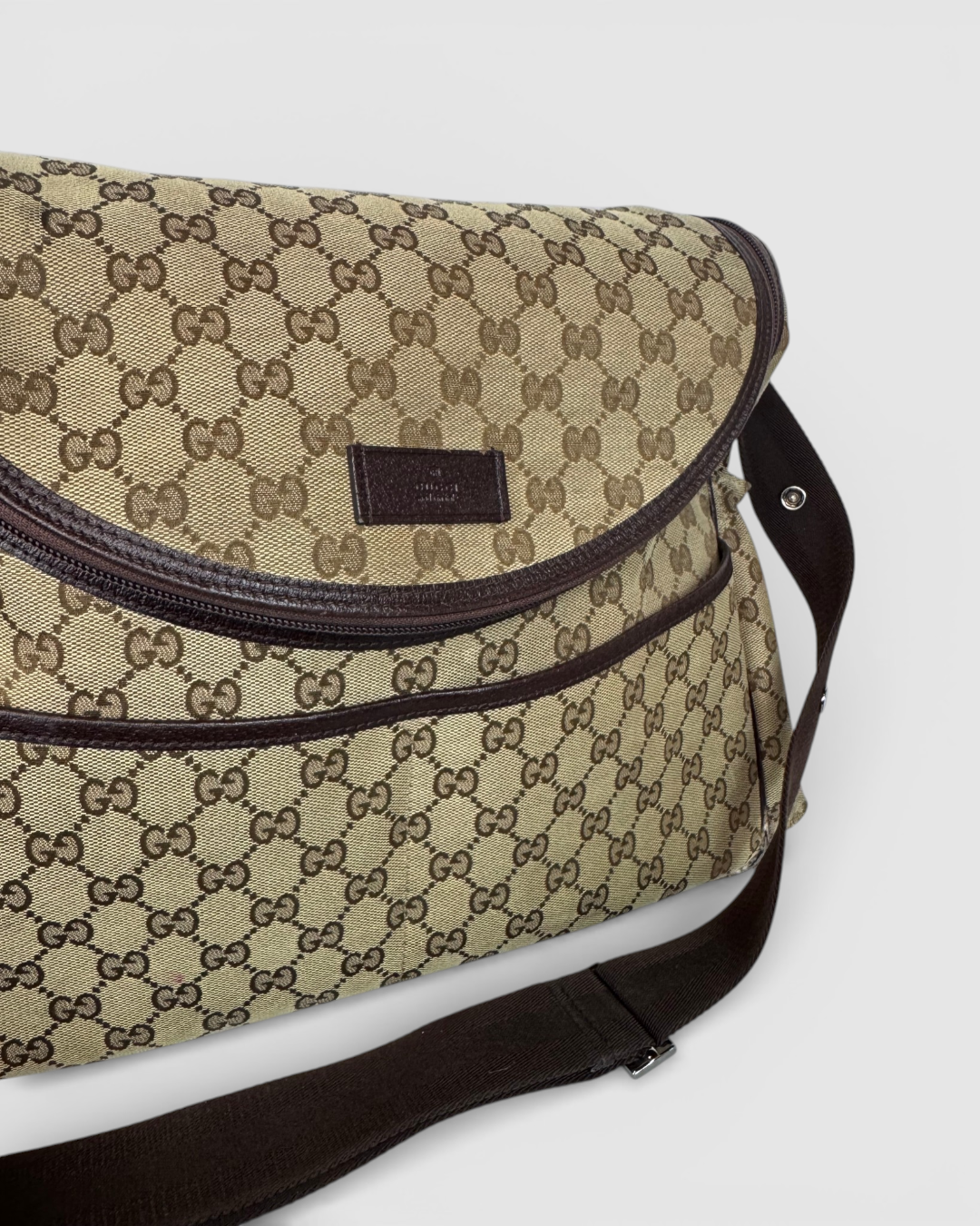 Gucci Monogram GG Canvas Diaper Bag