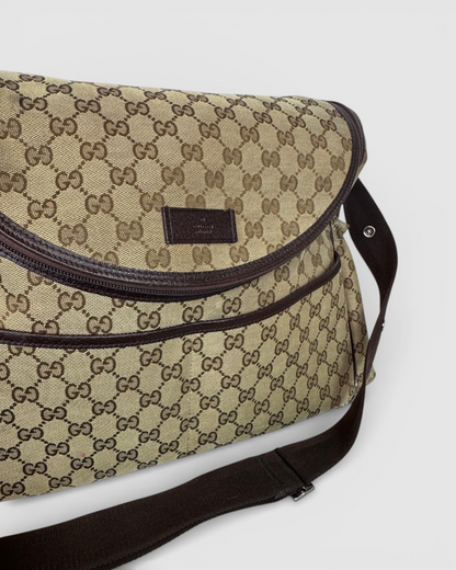 Gucci Monogram GG Canvas Diaper Bag