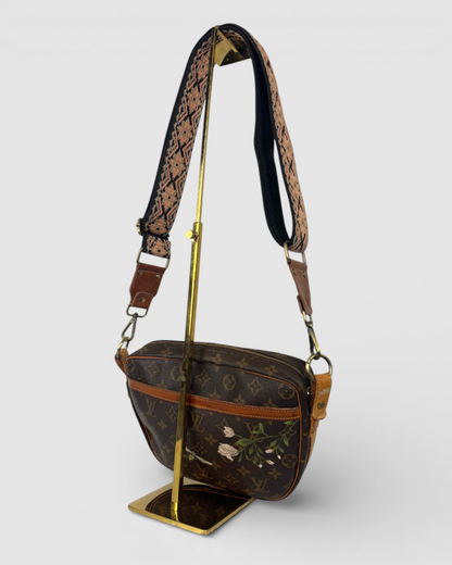 Louis Vuitton Monogram Jeune Fille Custom Floral & Bee Paint