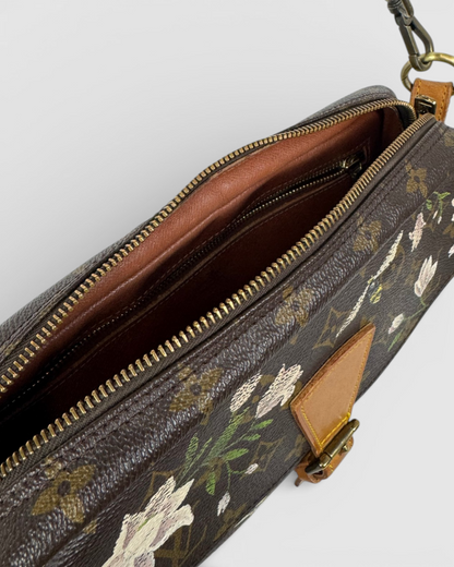 Louis Vuitton Monogram Jeune Fille Custom Floral & Bee Paint