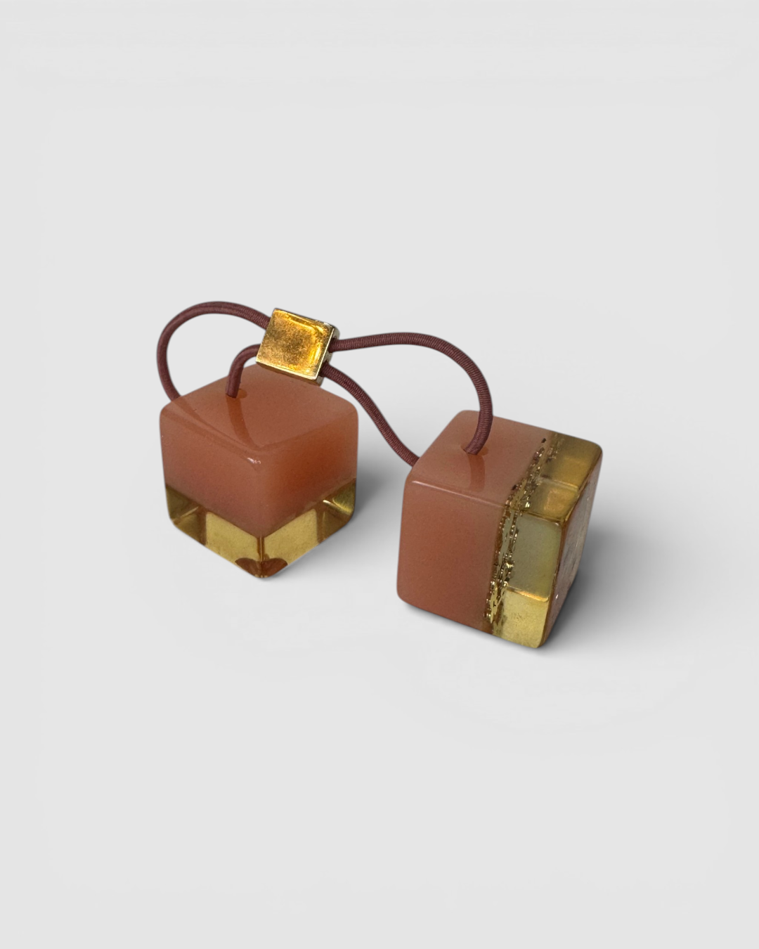 Louis Vuitton Pink Gold Confetti Hair Cubes