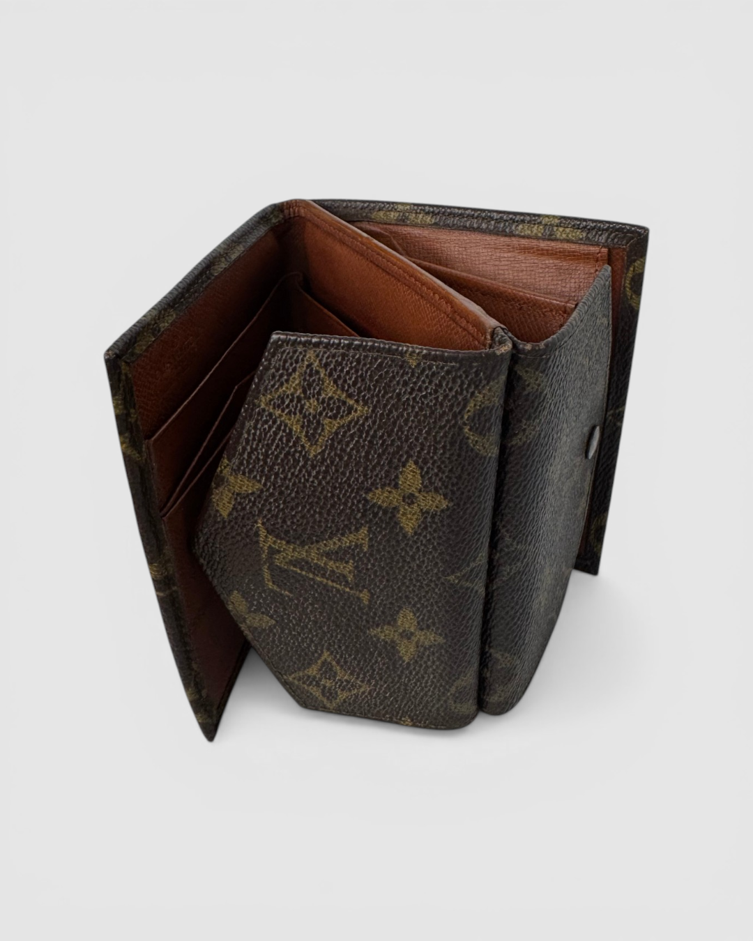 Louis Vuitton Brown Monogram Elise Compact Wallet