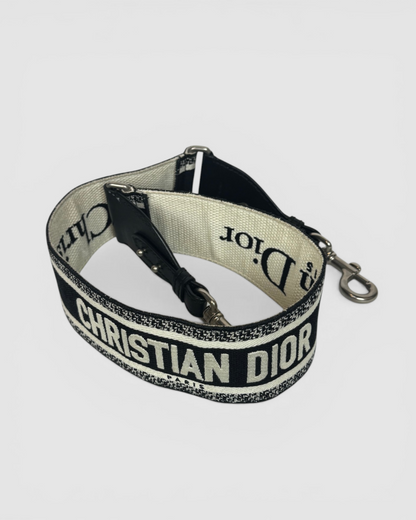 Christian Dior Adjustable Shoulder Strap Leather Trim