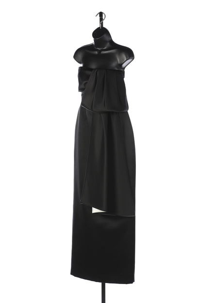 Prada Strapless Kimono Bow Gown