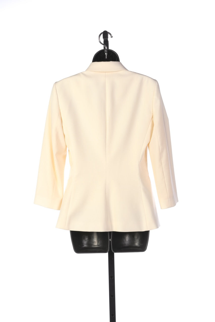 The Row Virgin Cream Wool Blazer