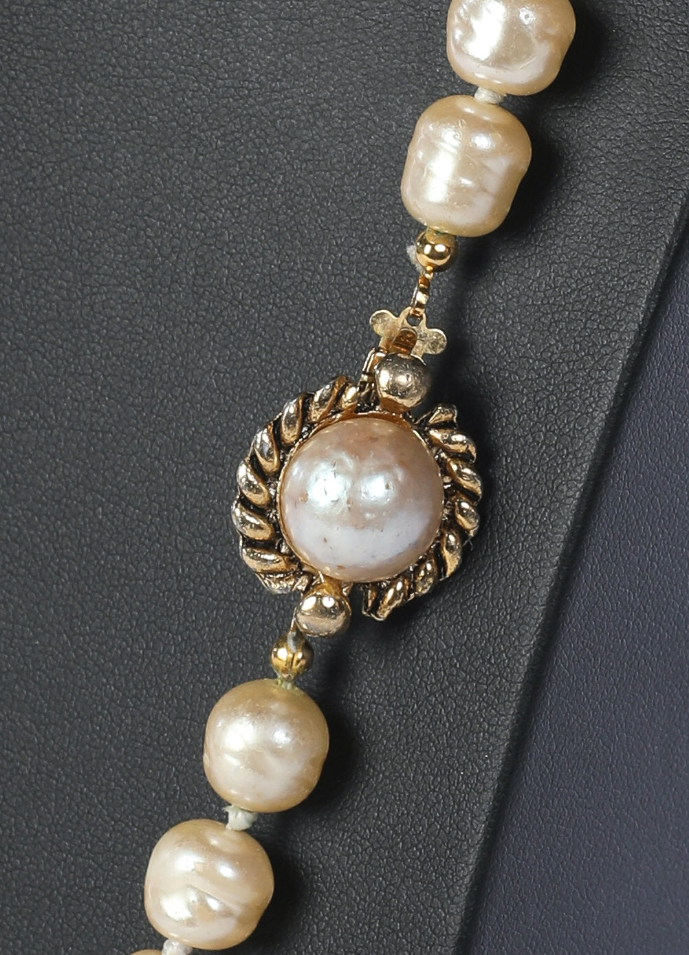 Vintage Chanel 1981 Single Strand Pearl Necklace