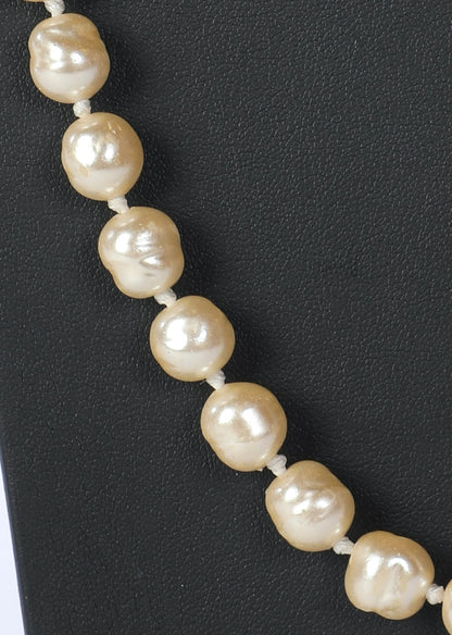 Vintage Chanel 1981 Single Strand Pearl Necklace