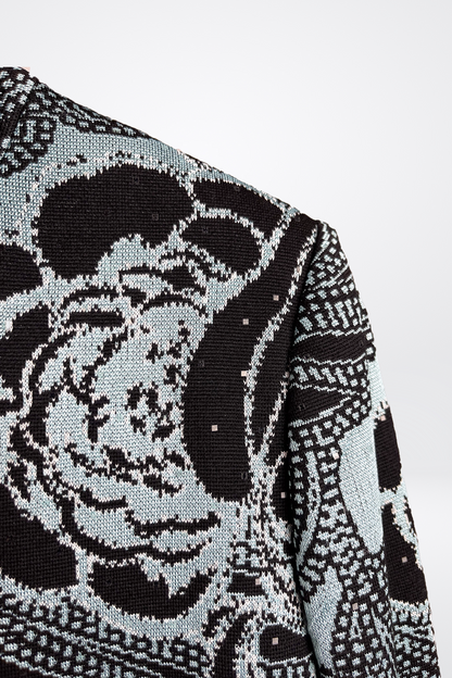St. John Embellished Floral Jacket