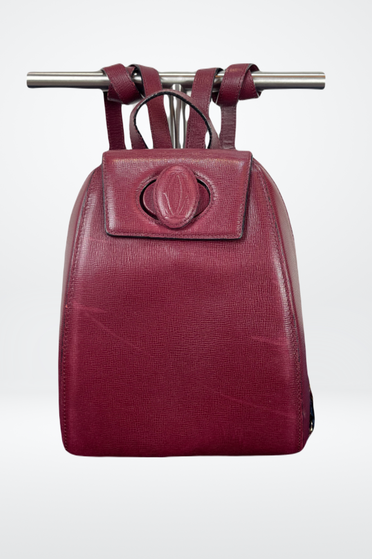 Cartier Leather Backpack with Insignia