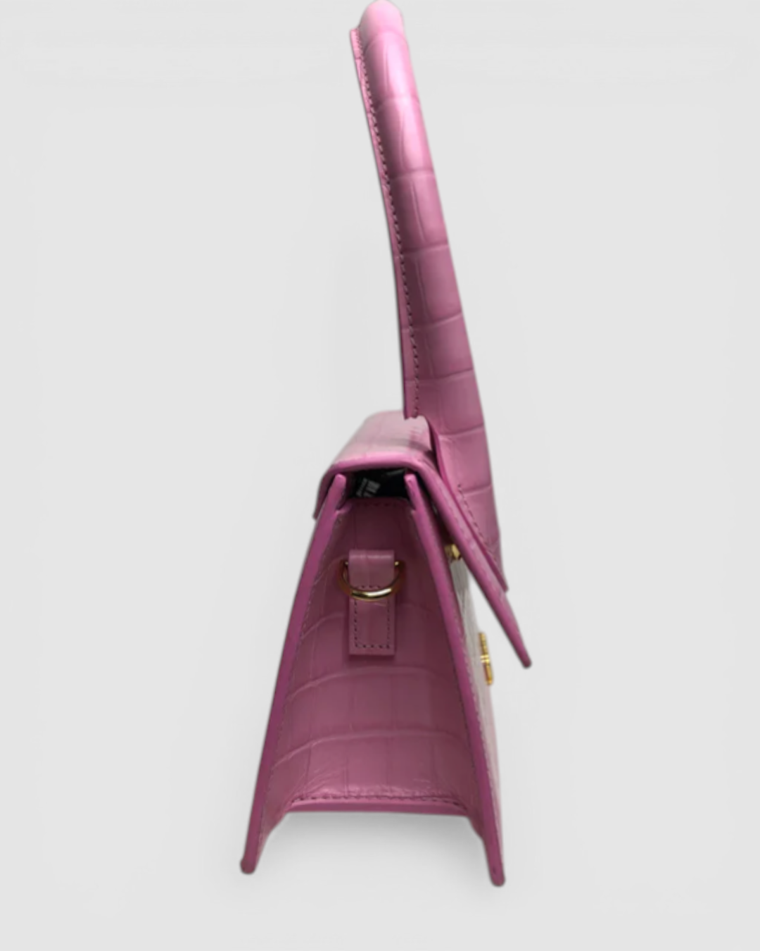 Jacquemus Pink Croc Medium Chiquito – Kit's Boutique