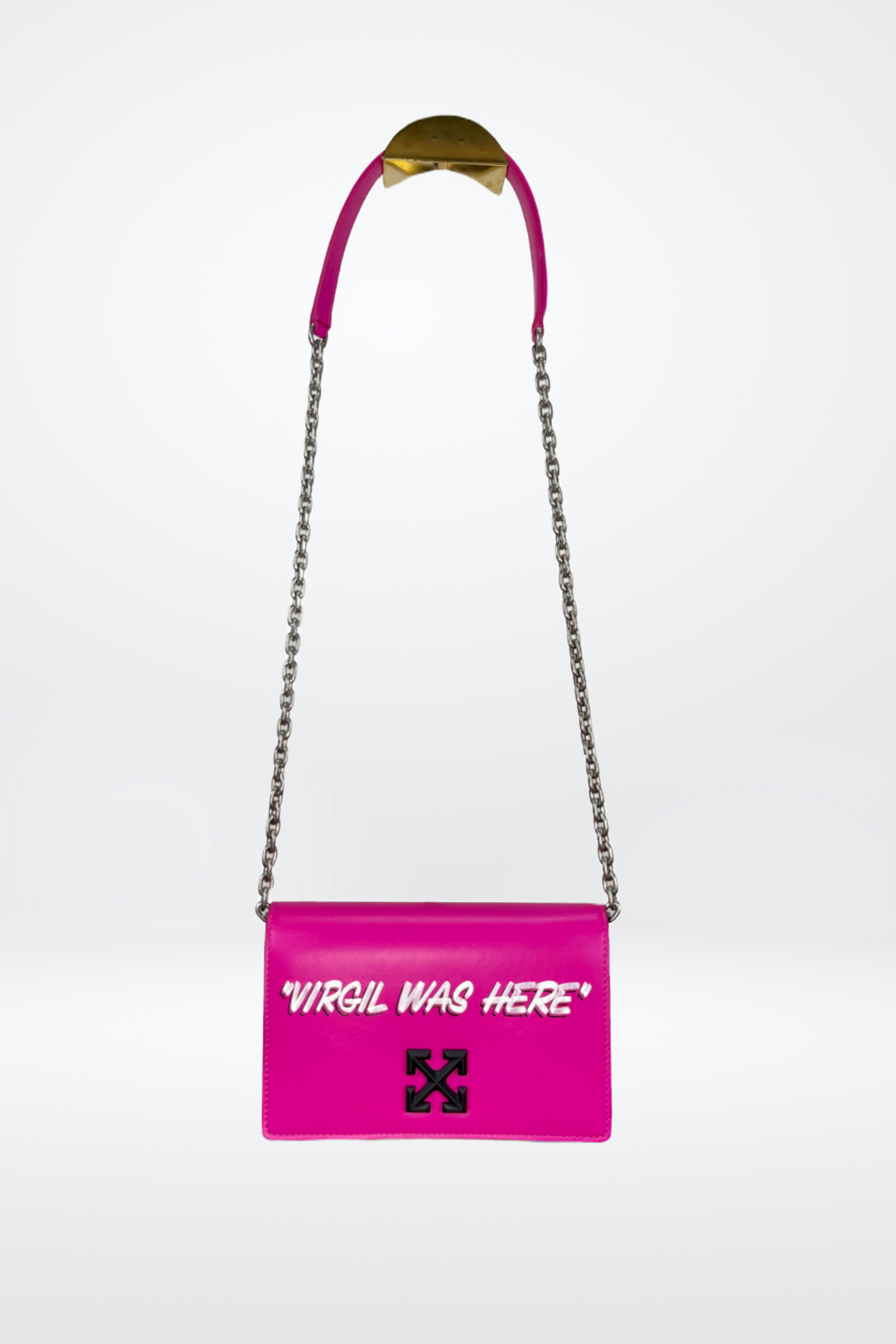 Off-White Virgil Was Here Hot Pink Handbag