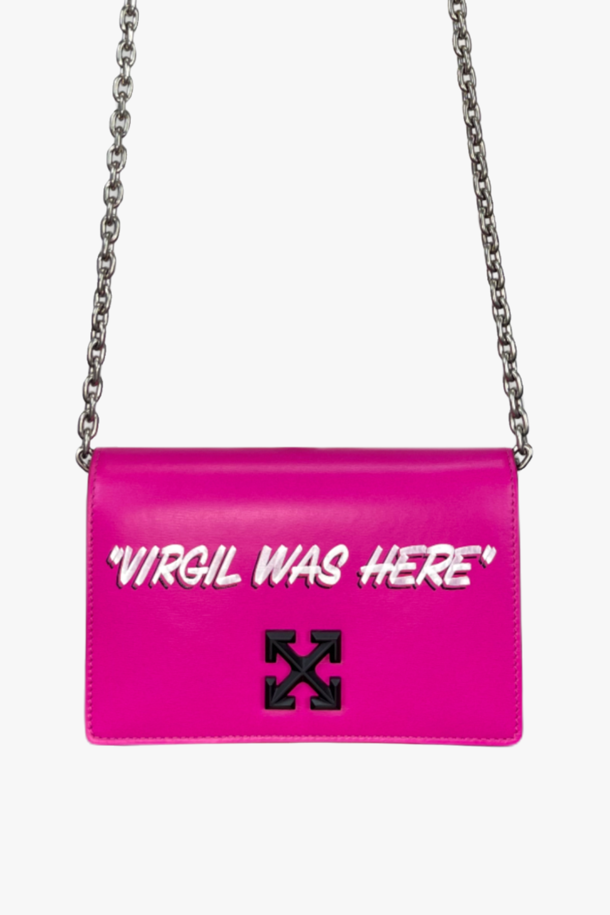 Off-White "Virgil Was Here" Hot Pink Handbag NWT