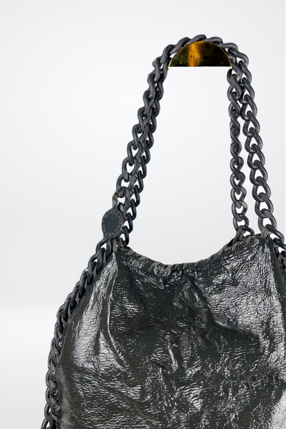Stella McCartney Special Edition Falabella Oversized Chain Tote in Charcoal