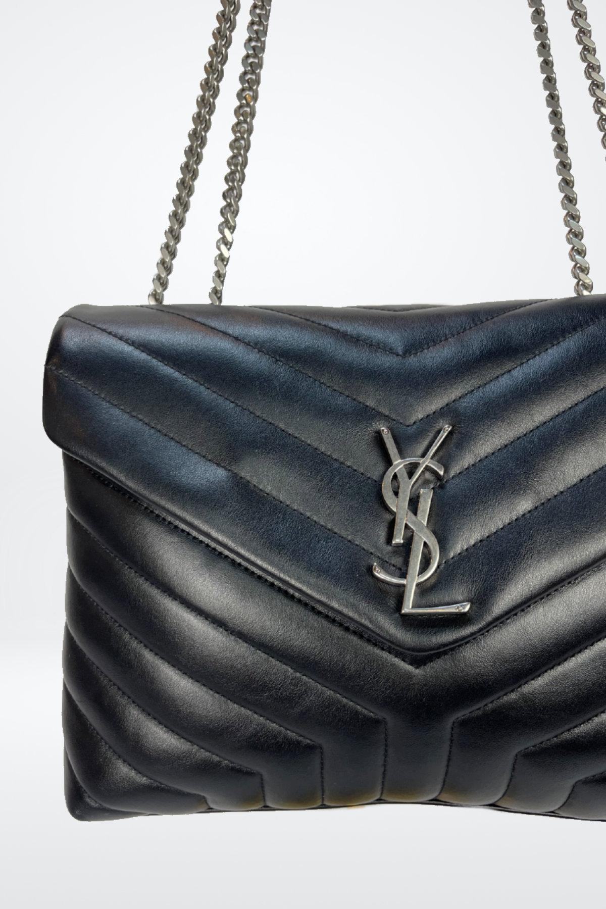 medium loulou in quilted leather